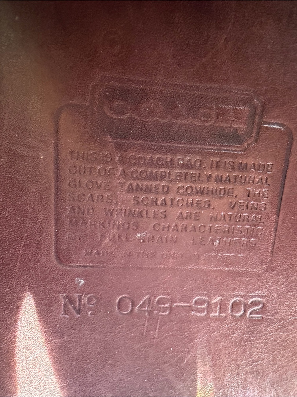 Vintage Coach Classic Hobo 9855 brown - Picture 8 of 12